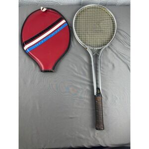 Vintage Slazenger 1754 Aluminum Tennis Racket 4 5/8 with Cover